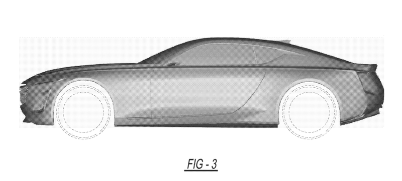 Illustration for article titled Cadillac CT5 Coupe Possibly Revealed In Patent Drawings And It Looks Great